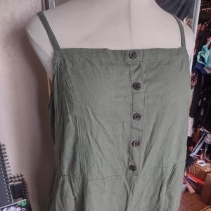 NWT olive jumpsuit